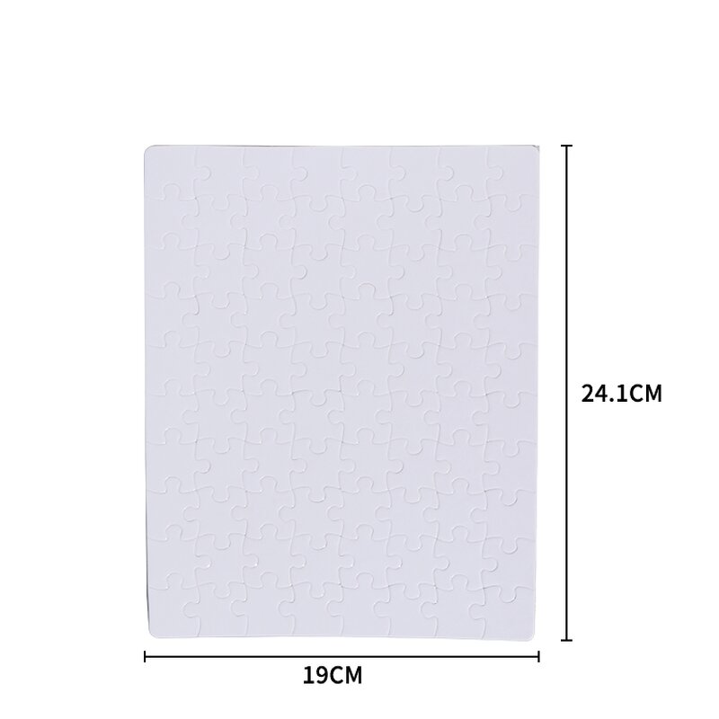 Jigsaw Puzzle Manufacturer - A4 Plain White Sublimation Jigsaw Puzzle 80pcs