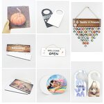 Door Hanger Manufacturer - Wholesale Rectangle MDF Sublimation Door Sign