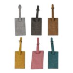 Luggage Tag Manufacturer - Colorful Double-sided PU Leather Sublimation