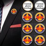 Metal Pin Badge Manufacturer - Personalized Sublimation Daily Denim Keepsake