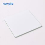 Glass Coaster Manufacturer - China Square Plain Glass Coaster with Rubber Feet