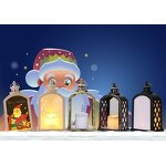 Christmas Lantern Manufacturer - Wholesale Sublimation Plastic LED with PET
