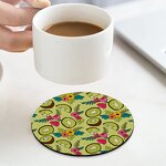 Coaster Manufacturer - Sublimation Blank Round Neoprene Cup Mat Bulk Supply