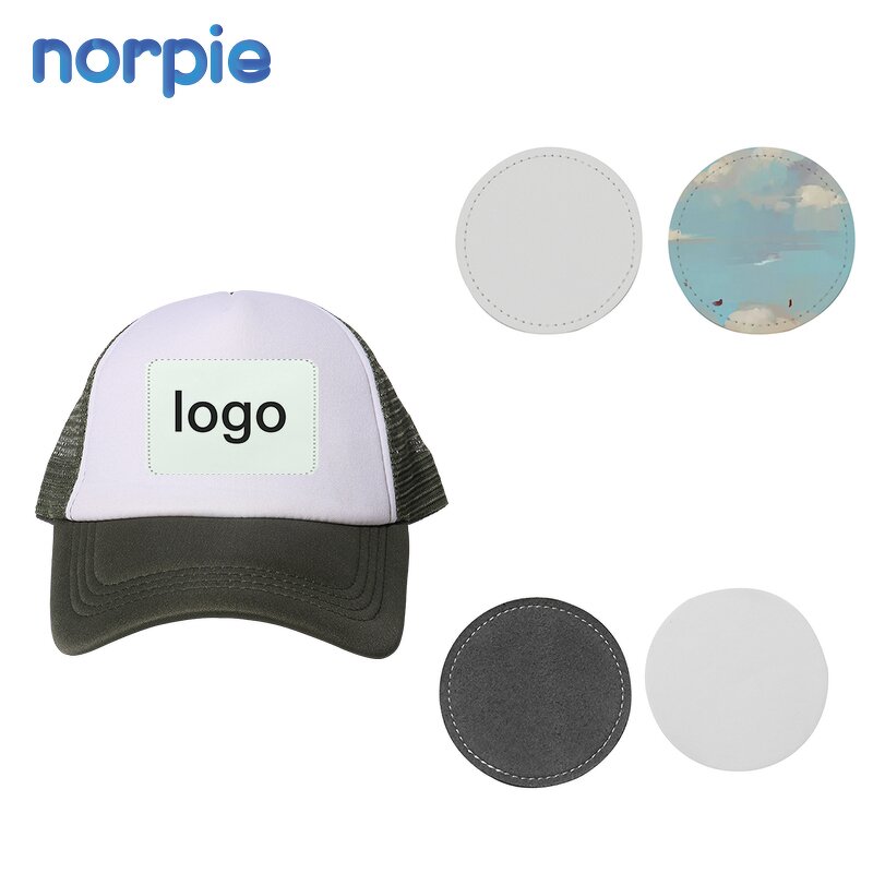Hat Patch Manufacturer - Blank Sublimation Leather Patch for Customization