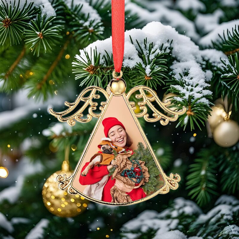 Christmas Ornament Manufacturer - Factory Wholesale DIY Angel Wing Sublimation