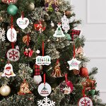 Christmas Ornament Manufacturer - Sublimation Double-sided Metal Hanging Tree