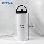 Sports Bottle Manufacturer - Sublimation 20oz Stainless Steel Insulated Tumbler