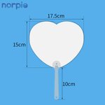 Plastic Fan Manufacturer - Sublimation Blank PET Promotion Party Hand Fan