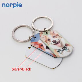 Dog Tag Keychain Manufacturer - Double-sided Sublimation Pet Memorial