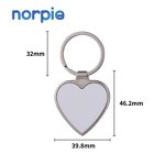 Metal Keychain Manufacturer - DIY Single-sided Sublimation Custom Printed