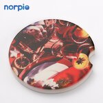 Ceramic Coaster Manufacturer - Promotion Personalize Sublimation Cork Coaster
