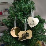 Acrylic Ornament Manufacturer - Custom Shape Laser Engraving Blank Mirror