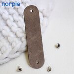 Leather Label Manufacturer - Custom Sublimation Blank Label for Knitting