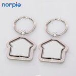House Keychain Manufacturer - Double-sided Sublimation Real Estate Keychain