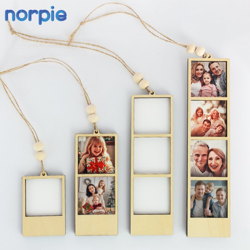 Photo Ornament Manufacturer - Custom Sublimation MDF Wood Layered Christmas