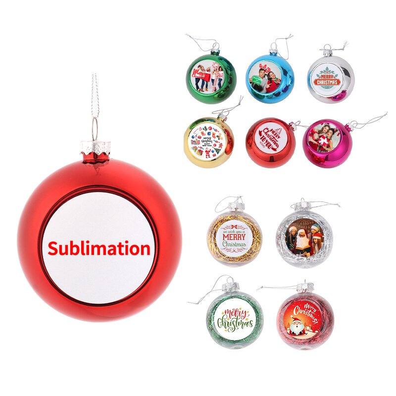 Christmas Ball Manufacturer - Wholesale Custom Sublimation Plastic Ornament