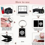 Keychain Blanks Manufacturer - Custom Laser Engraving Sublimation Blank Keyring