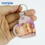 Wood Keychain Manufacturer - Wholesale Sublimation MDF Heart Blank Keychain