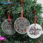 Glass Ornament Manufacturer - DIY Frosted Handmade Glass Christmas Ornament