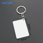 Aluminum Keychain Manufacturer - New Design Anniversary Gift Sublimation