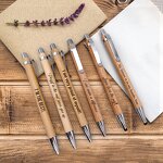 Bamboo Pen Manufacturer - Personalized Laser Blank Bamboo Ballpoint Pen