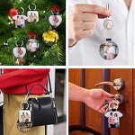 PU Leather Keychain Manufacturer - Sublimation Blank Rectangular Design Keychain