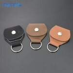 Keychain Manufacturer - Blank Stainless Steel Laserable Leather Keyring