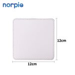 Coaster Manufacturer - Luxury Sublimation PU Blank DIY Leather Tea Coaster