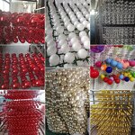 Christmas Ball Manufacturer - Colorful Round Sublimation Plastic Tree Ball