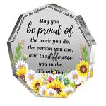 Acrylic Plaque Manufacturer - Custom Birthday Teacher Sublimation Desk Sign