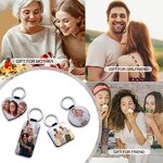 PU Keychain Manufacturer - Sublimation Blank Double-sided Heat Transfer PU