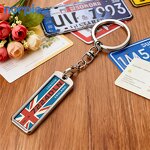 License Plate Keychain Manufacturer - Hot Sale Sublimation Metal Car Keychain