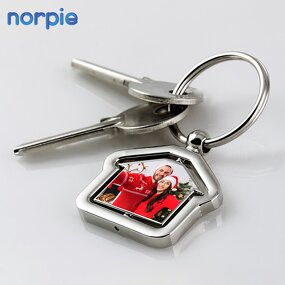 House Keychain Manufacturer - Double-sided Sublimation Real Estate Keychain
