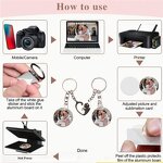 Couple Keychain Manufacturer - Ready to Ship Cat Matching Sublimation Blank