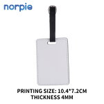 Luggage Tag Manufacturer - Sublimation DIY Premium Leather Travel ID Tag