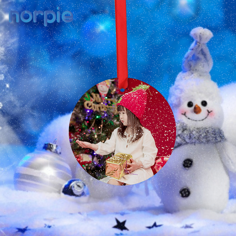 Christmas Ornament Manufacturer - Aluminum Double Sided Sublimation Tree Ball