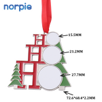 Metal Ornament Manufacturer - Stock Available Sublimation Christmas Pendent