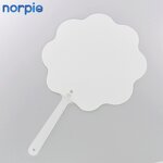 Hand Fan Manufacturer - Sublimation Blank PET Plastic Double-sided Flower