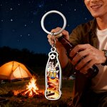 Bottle Opener Keychain Manufacturer - Promotion Sublimation Blank Key Rings