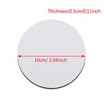 Coaster Manufacturer - Sublimation Blank Round Neoprene Cup Mat Bulk Supply