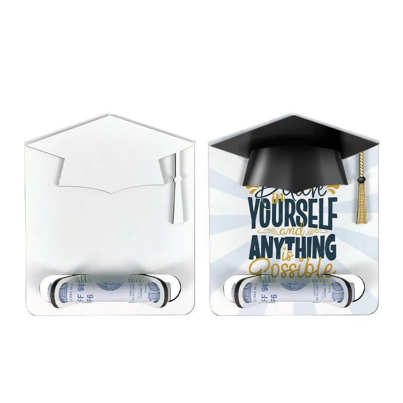 Cash Holder Manufacturer - MDF Sublimation Graduation Cap Money Holder