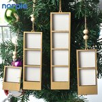 Photo Ornament Manufacturer - Custom Sublimation MDF Wood Layered Christmas