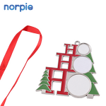 Metal Ornament Manufacturer - Stock Available Sublimation Christmas Pendent