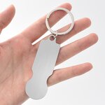 Coin Keychain Manufacturer - Shopping Cart Laser Logo European Trolley