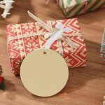 Acrylic Ornament Manufacturer - Custom Round Laser Engraving Blank Mirror