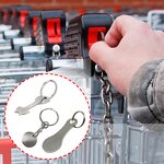 Shopping Trolley Keychain Manufacturer - Stainless Steel Portable Key Ring