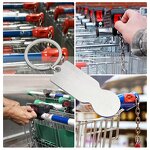 Coin Keychain Manufacturer - Shopping Cart Laser Logo European Trolley