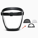 Face Shield Supplier - Scratch Resistant Transparent PC Splash Proof