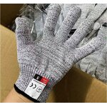 Work Protection Gloves Supplier - Factory CE EN388 HPPE PU Dipped Level 5