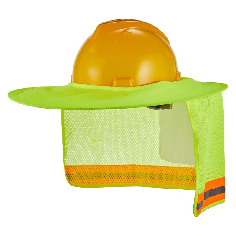 Hard Hat Sun Shade Manufacturer - High Visibility Breathable Full Brim Mesh